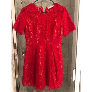 Red Lace Dress